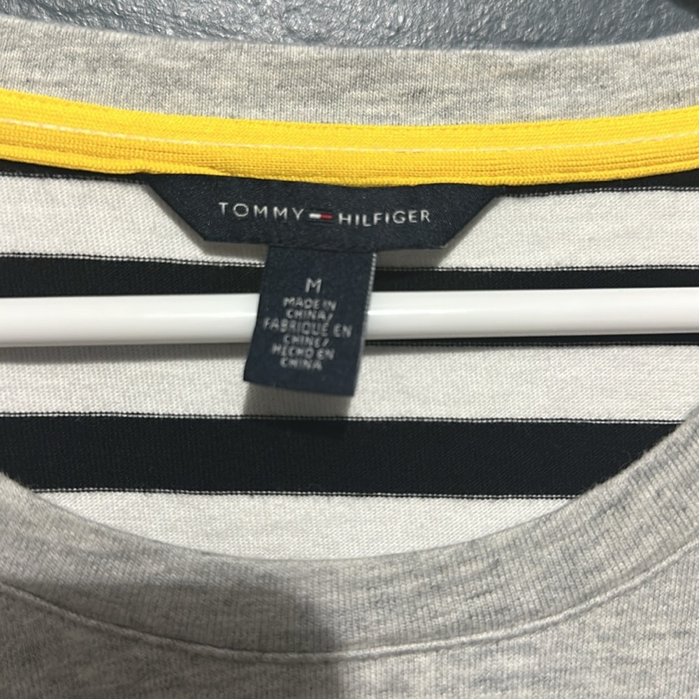 Tommy Hilfiger Gray and pink Striped Top - Picture 2 of 4